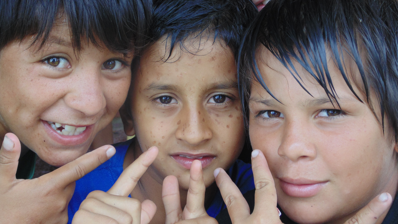 Foto de nenas sonrientes